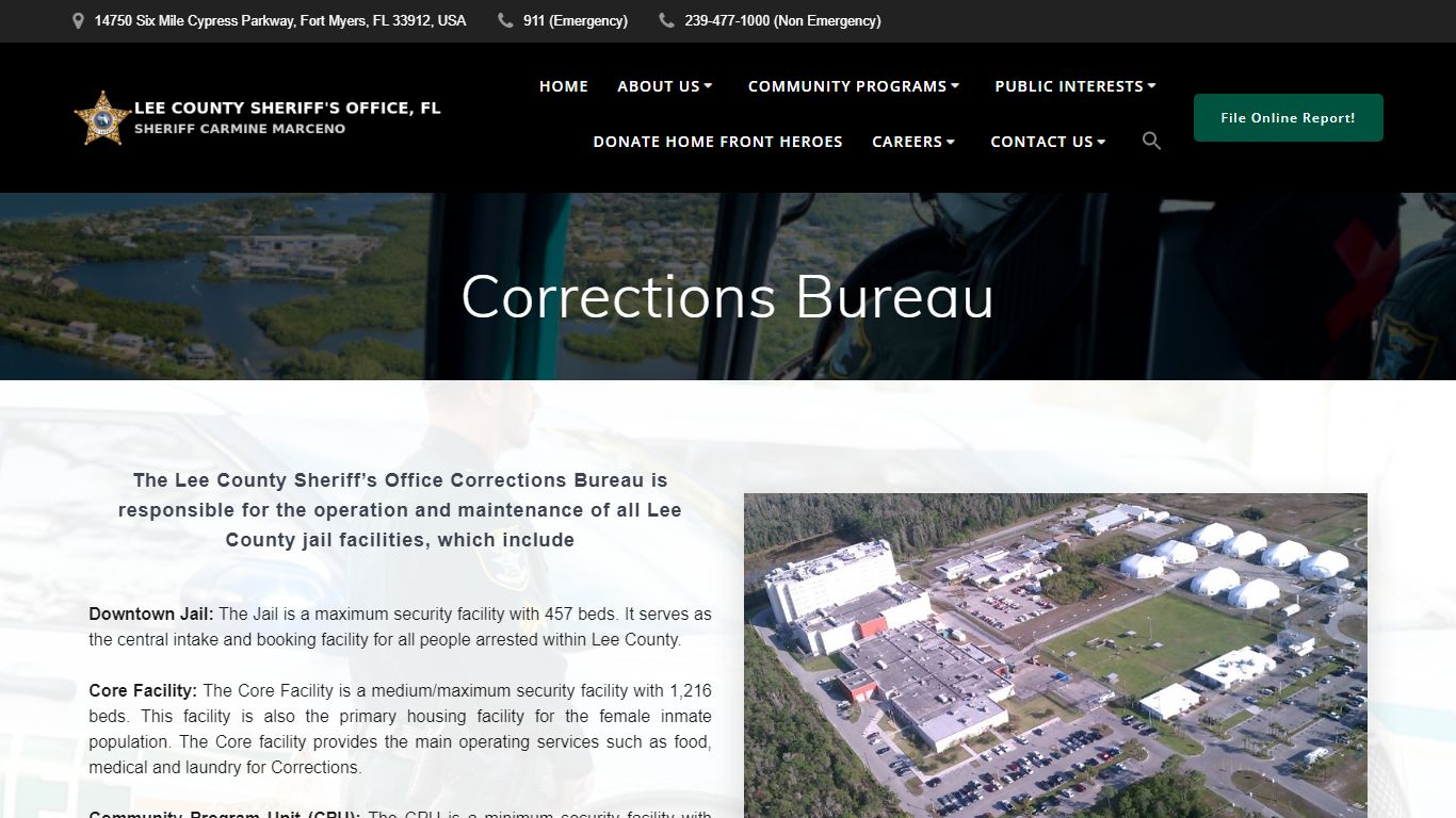 Corrections Bureau – Lee County Sheriff's Office